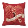 Happy Valentine's Day Theme Digital Printing Short Plush Pillow Covers for Car Sofa Office Cushion Cover Home Goods 60x60cm