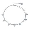 Silver Ankle Bracelet Without Stones (2005698)