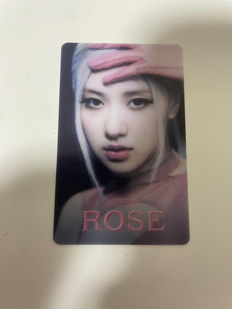 [USED] BLACKPINK Trading Card Case and Rosé and Lisa Trading Cards