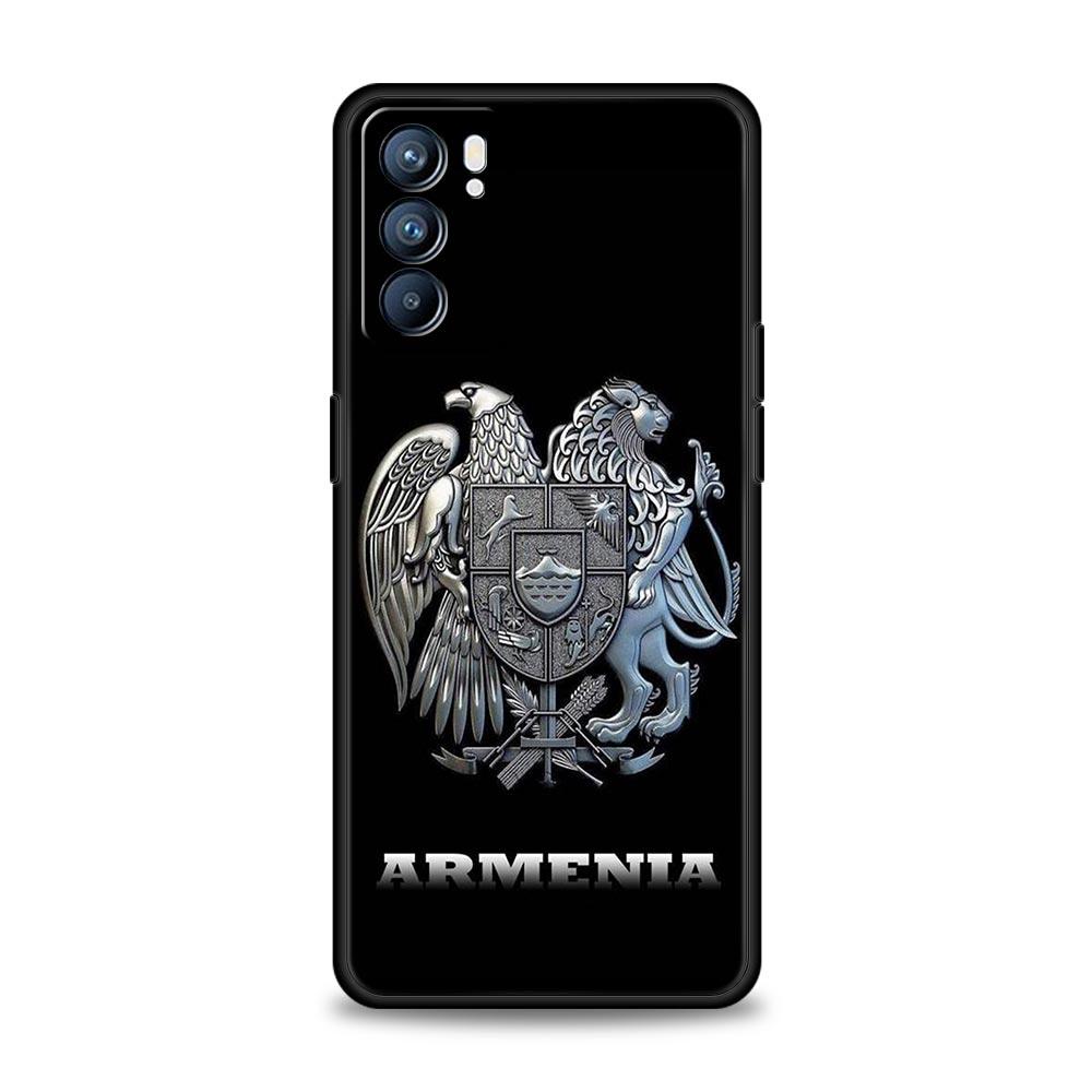 Armenia Armenian Flag Case For Oppo Find X6 Pro X5 A54 A53 A52 A9 2020 A15 A95 A17 A16 A76 A74 A57 Reno7 Reno6 Pro Plus 5G Cover