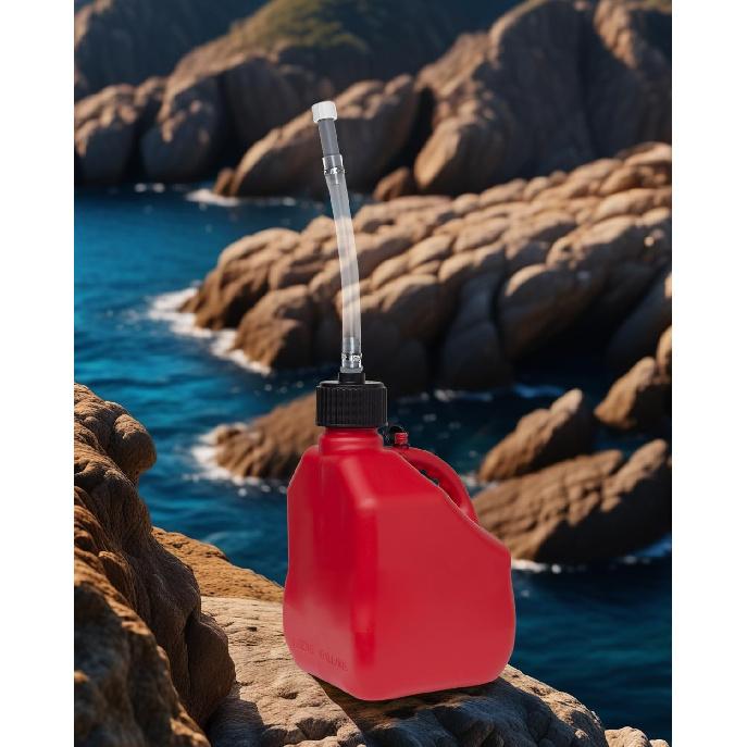 2 PCS Racing Fuel Jug Hose,Jegs Jugs & Scribner Fuel Tanks - Compatible With 3/5/5.5 Gallon Containers - Perfect For Motorsports & Off - Road Racing