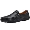 Fashion Casual Leather Man Loafers Comfy Summer Slip on Footwear Breathable Men Leisure Walk Driving Shoes Moccasins Non-Slip Boat Flats