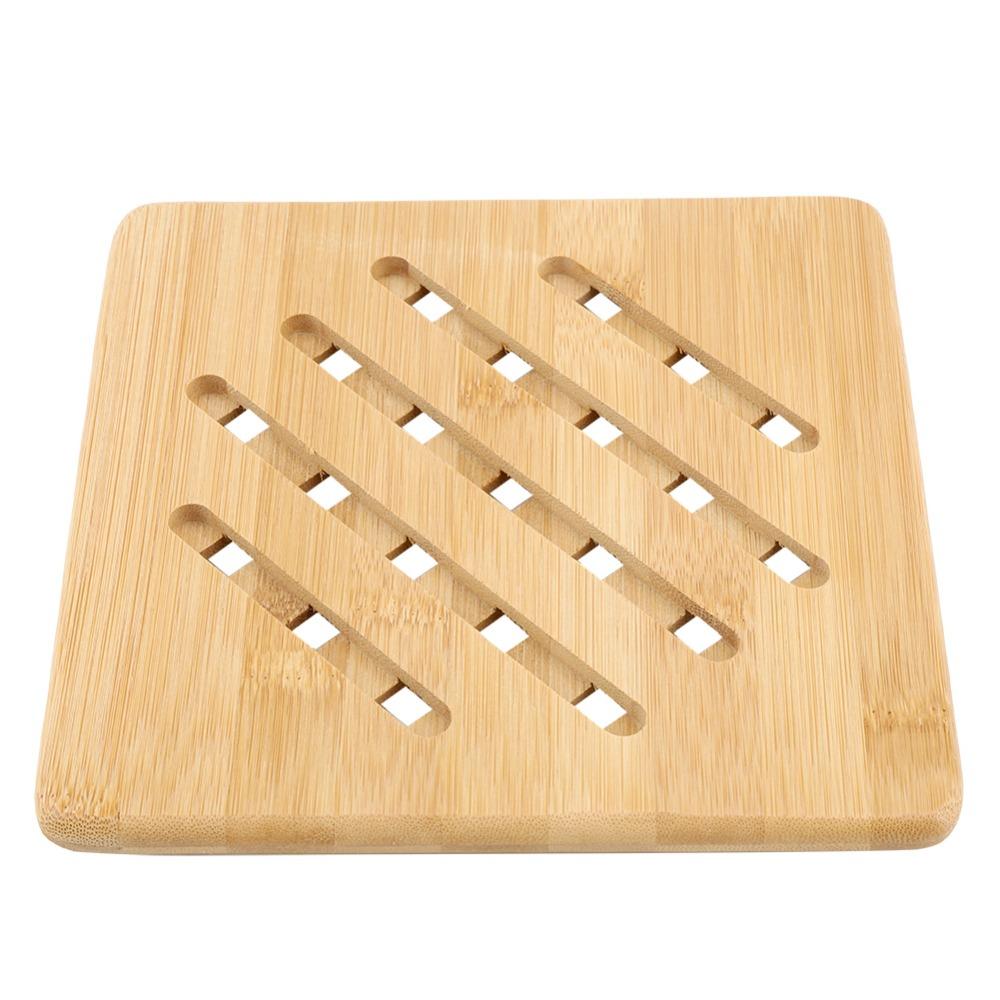 Bamboos Placemat Heat Resistant Table Mat Exquisite Insulation Pad  Table Protection