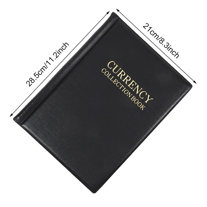 30-Compartment Banknotes Collecting Holder Book Binder Portable 10 Inner Pages Paper Money Currency Storage Album