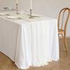 Heat Resistant Table Runner Sheer Flowing Runner, Chiffon Wedding Elegant Solid Color Durable for Dining Home Bridal Shower Party Decor Decorative