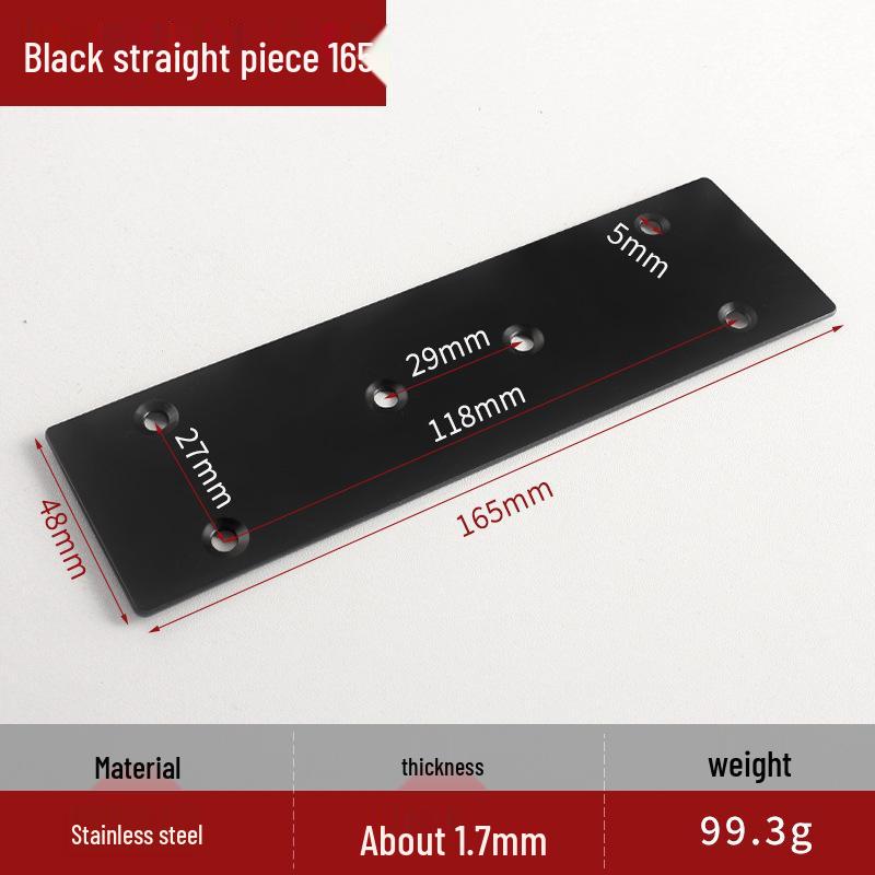 Thickened Stainless Steel 90° L-Shaped Angle Bracket for Shelf and Furniture Support