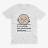 Karl Pilkington If You Just Talk.. Quote T Shirt - An Idiot Abroad T Shirt, Karl Pilkington T Shirt, The Ricky Gervais Show Monkey News
