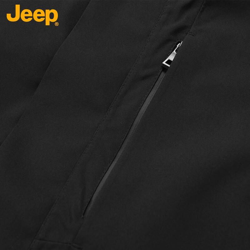 JEEP Unisex 3-in-1 Outdoor Windproof Water-Repellent Jacket