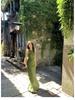 Elegant French Green Sleeveless Summer Dress: Mori Girl Style with Waist-Cinching Bell-Shaped Skirt