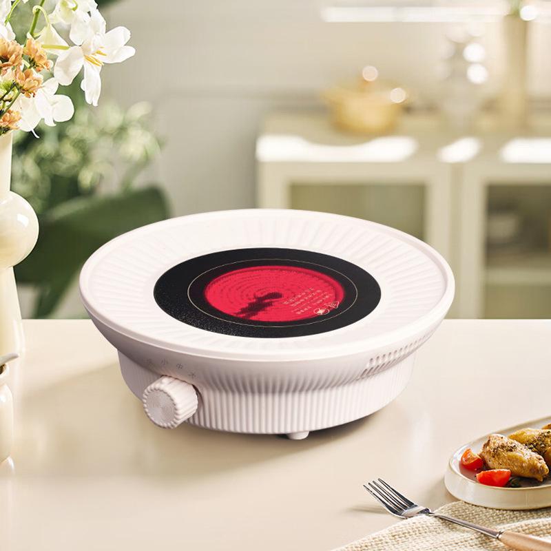 Стильный набор электрической плитки для чая с стеклянным чайником и керамической конфоркой для кипячения чая, сухофруктов или жареного молочного цветочного чая.