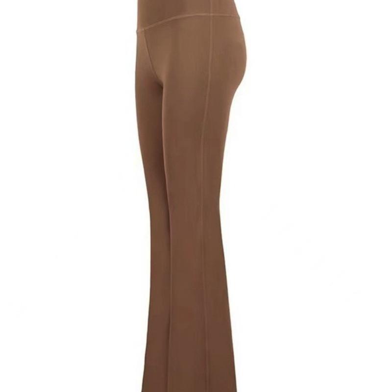 Cross Back Taille Nude Sporthose Damen Sinnlich Hohe Taille Slim Schnelltrocknend Ausgestellt Hüftanhebung Bauchweg Fitnesshose Sexy Hose Skinny Leggings