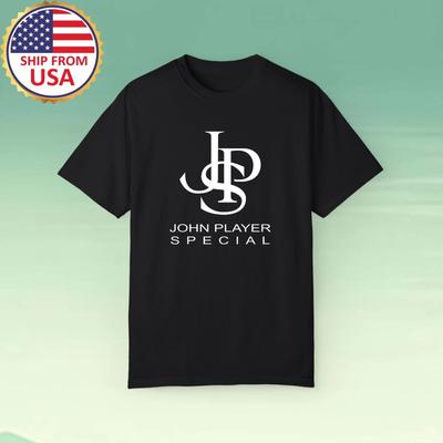 John Player Special Herren Schwarz Größe S-5XL