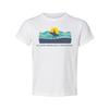 Surfer Graphic Unisex T Shirt With Ocean Waves And Sun Beach Vibes Casual Collec