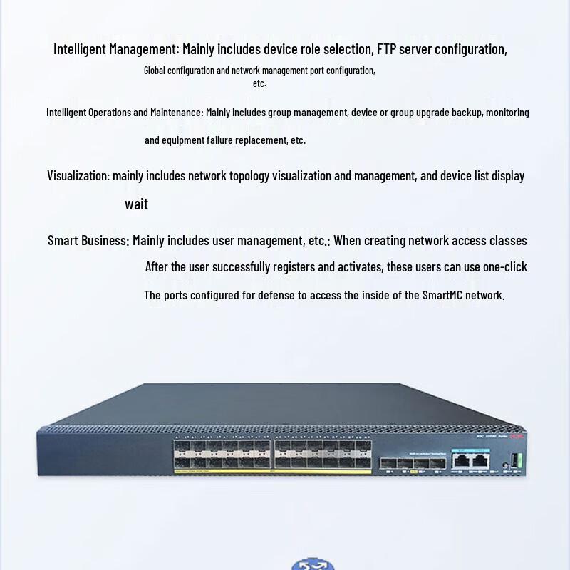 H3C S5590-24X4YC-EI Layer 3 Core Managed Fiber Switch