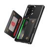 Magnetic Car Phone Case for Samsung S24ultra and Leather Texture Protective Case for S24 Plus Card Insert