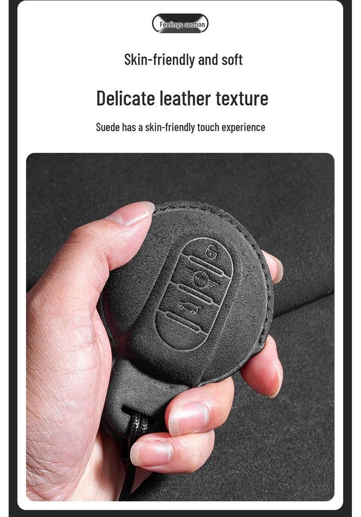 BMW MINI Key Case for New Countryman & Clubman - Suede