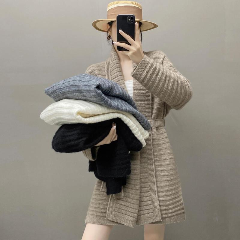 Qinghe 100% Pure Cashmere Women's Sweater - Ultra Soft Luxury Winter Pullover