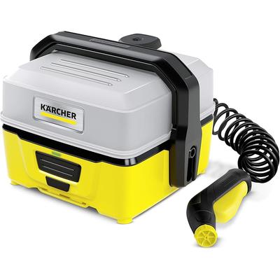 Karcher OC3 Multi-Cleaner, Pulisce con Pressione Maggiore dell'Acqua del Rubinetto (Idropulitrice Senza Pressione), Leggero, Compatto, Senza fili, Ricaricabile, Integrato