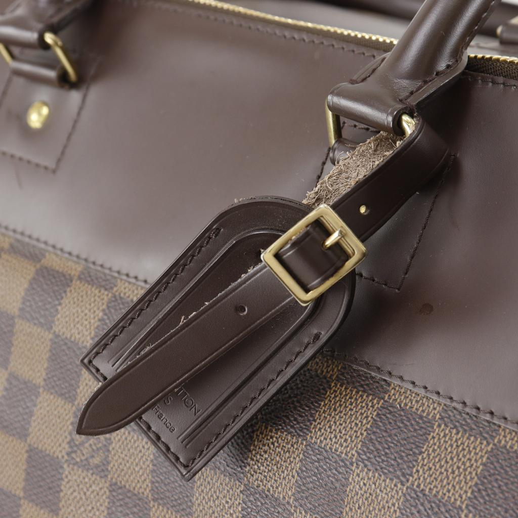 Louis Vuitton Greenwich PM Tote Bag N41165 Boston Bag Brown Damier Canvas Unisex Used