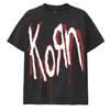 Herren Korn Schatten Logo T-Shirt Groß Schwarz