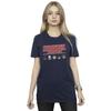 Netflix Womens/Ladies Stranger Things Caricature Logo Cotton Boyfriend T-Shirt