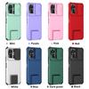 KEYSION Shockproof Case for Infinix Hot 11 Play 10 Push Pull Camera Protection Live Stand Phone Cover for Hot 11S NFC 10i 10S
