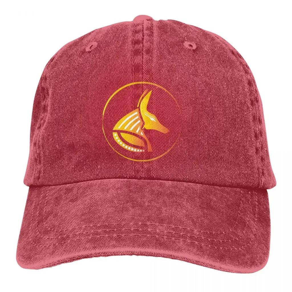 Starożytny Egipt Egipski Wielokolorowy Kapelusz z Daszkiem Męski Damski Kapelusz Kowbojski Anubis Klasyczne Czapki Baseballowe Personalizowany Daszek Chroniące Kapelusze
