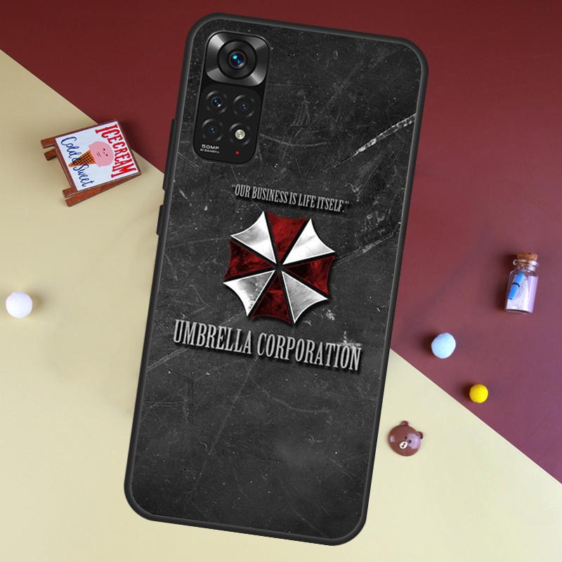 Umbrella Corporation Case For Redmi Note 11 Pro Redmi Note 10 Pro 9 8 12 9S 10S 11S Redmi 10 9 9A 9C 10C Coque