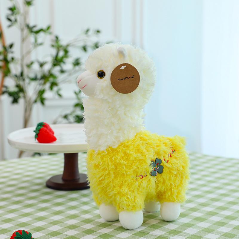Cute alpaca doll lamb pendant plush toy grab machine doll zoo event gift