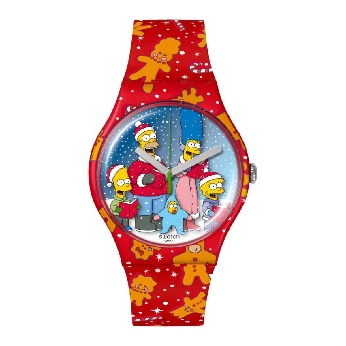 Used Swatch WONDROUS WINTER WONDERLAND wristwatch quartz