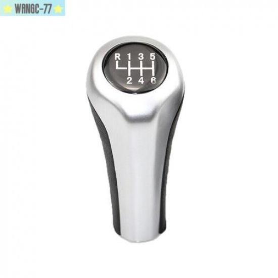For BMW 1 3 5 6 Series 6-Speed Chrome Manual Gear Shift Knob Shifter Handle