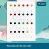 Watercolor Postcard Stamp Paper - DIY Creative Blank Card for Students and Children