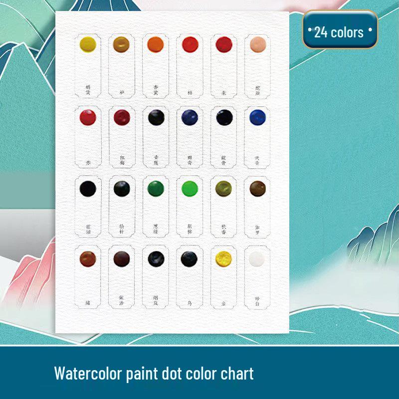 Watercolor Postcard Stamp Paper - DIY Creative Blank Card for Students and Children