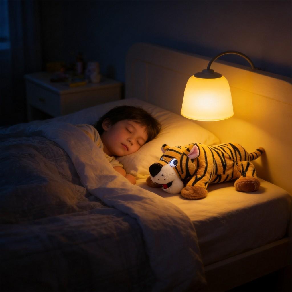 Plush Tiger Toy With Pp Cotton Filling For Children And Kids Gift
