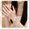 Little Wood New Luxury Pearl Bracelet Watch High-End Women's Watch Instagram-Style Women's Quartz Watch Gift watches for woman