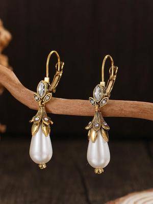1pair Fashion Creative Retro Niche Design Bohemian Style Earrings Suitable For Women's Daily Wear