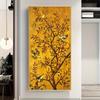 Unframed Canvas Poster, Modern Art, Birds Singing And Flowers Fragrant Wall Art, Ideal Gift For Bedroom Living Room Corridor