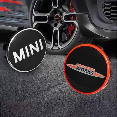 4Pcs 54MM 56MM Car Wheel Hub Center Cap Badge Accessories For MINI Cooper S Works JCW R55 R56 R50 R53 R60 R61 F54 F55 F56