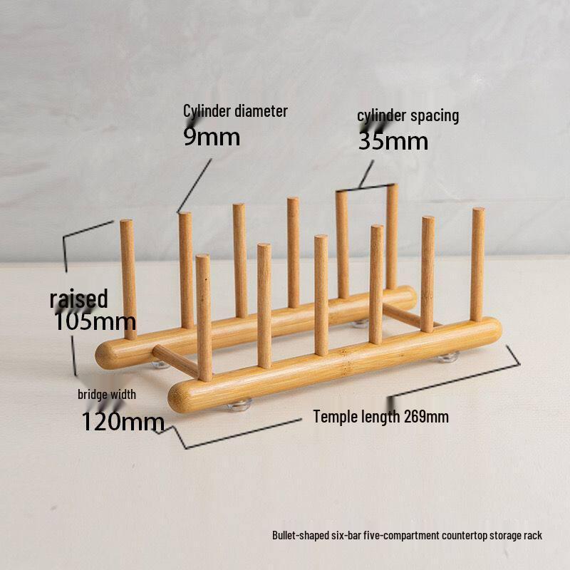 Mehrzweck-Holzregal für Schüsseln, Geschirr, Teegebäck, CDs, Seidengarn, Tassen, Mikrofone und Ping An Kou Farbtafel.