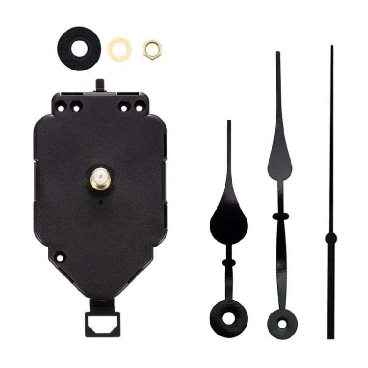 Clock Motor Set Multifunction Timepiece Mechanism with Elegant Hands for Wall Clocks Pendulum Clock Movement Repair Part