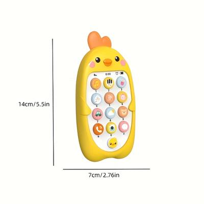 Youngsters's Mobile Phone Toy, Mobile Music Toy,Learning Machine Safe Telephone Music Machine Youngsters Gift Christmas Halloween Gift