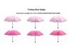 Ten-Rib Automatic Black Glue Sun and Rain Protection Umbrella, Three-Fold Design with Custom Logo Option