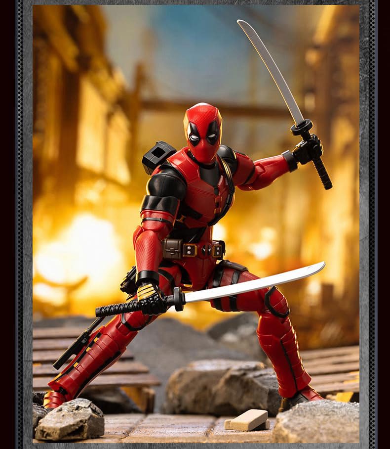 Blokees Marvel CC04 Deadpool ABS Resin Assembled Plastic Model