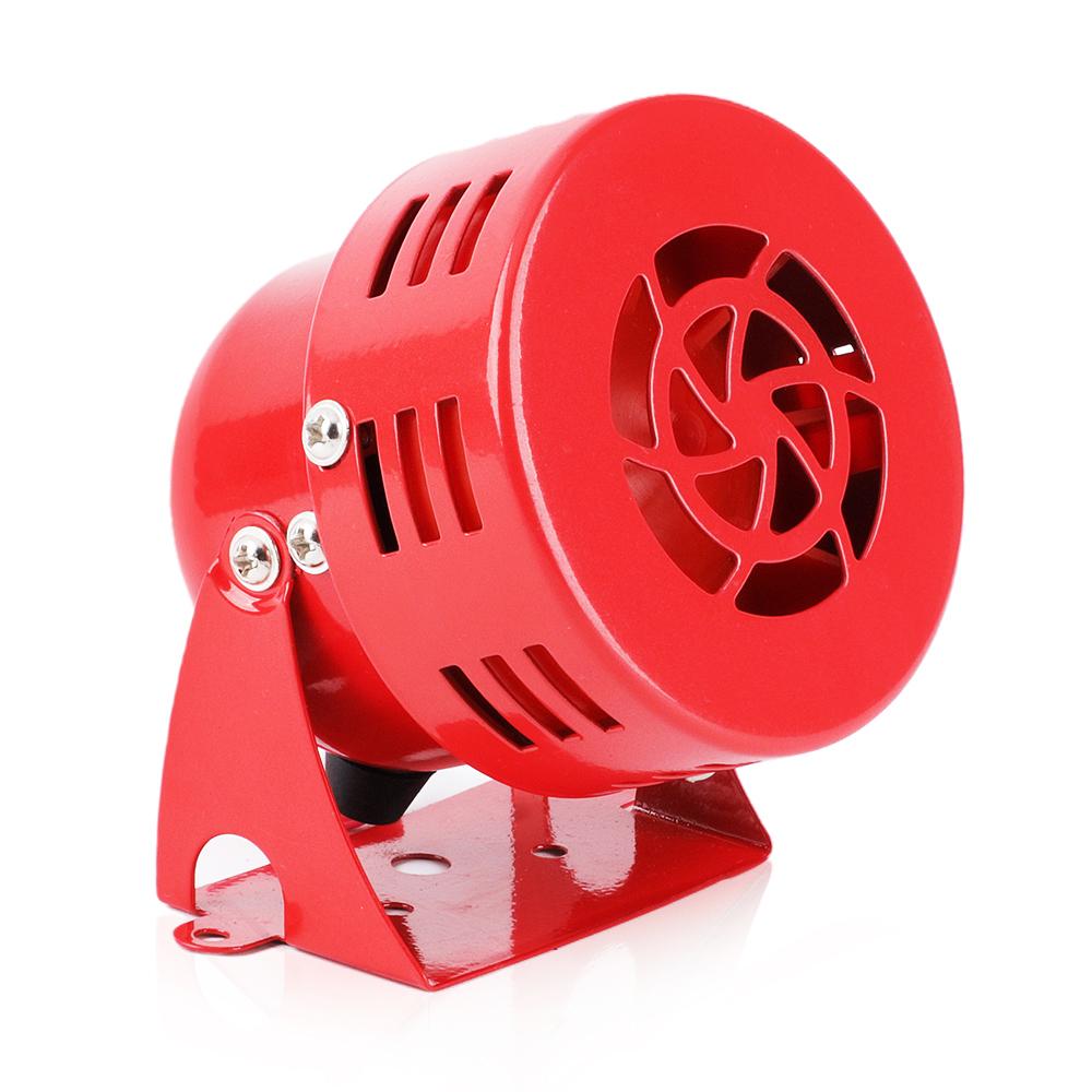 

12v 110 dB Air Raid Siren Horn Speaker Alarm Sound Mini Electric Motor Driven Factory Vehicle Mini Fire Prevention 12V красный