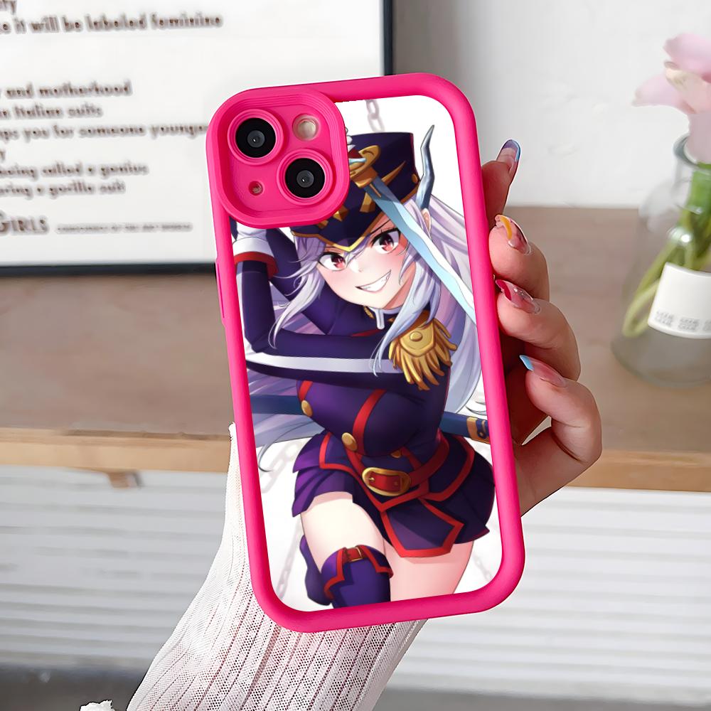 Mato seihei no slave Uzen Kyouka Phone Case for iPhone 17 16 15 14 13 12 11 Air Pro Max Plus Thicken TPU Colorful Cover Luxury