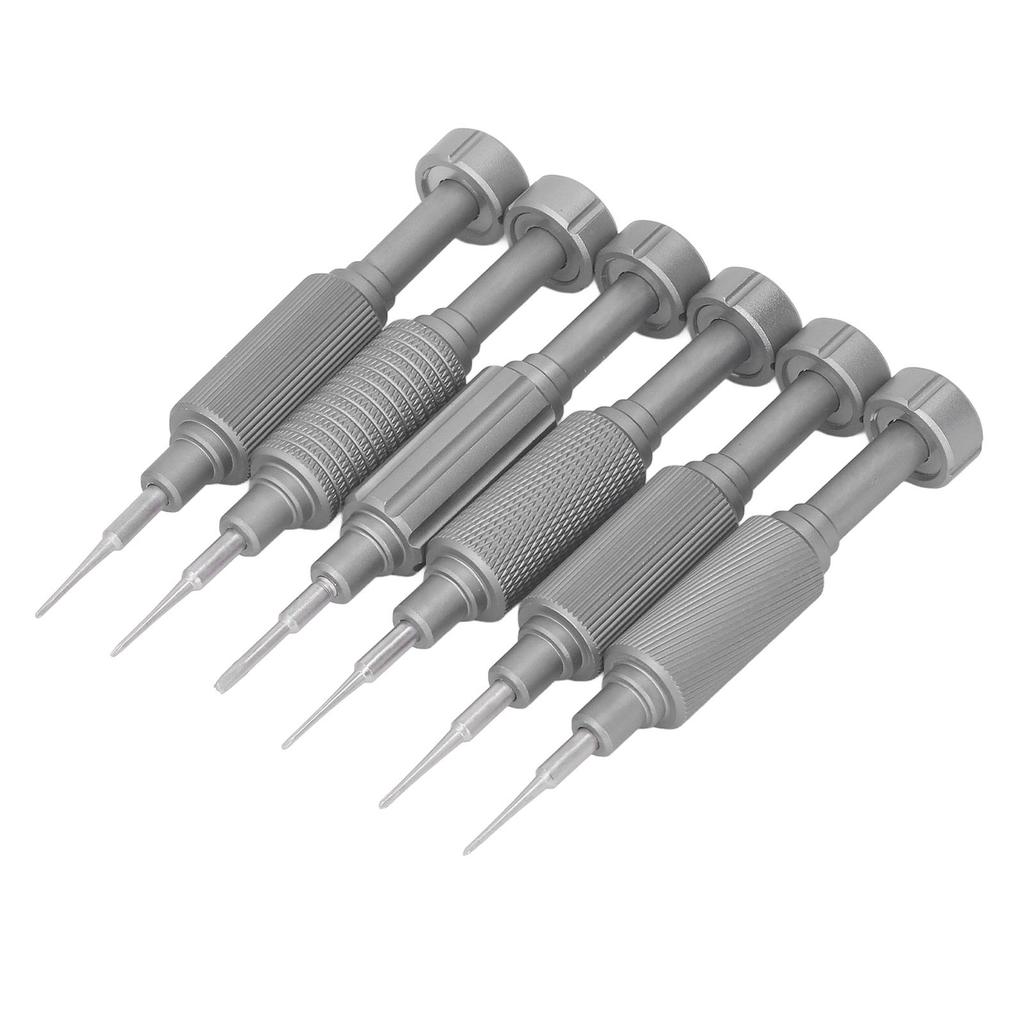 Juego de 6 Destornilladores para Teléfono Fuerte Resistente al Desgaste 0.6 0.8 T2 1.2 1.5 2.5 Kit de Destornilladores Magnéticos