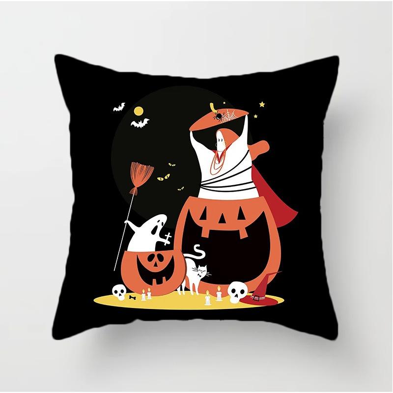 Halloween Children's Gift Pumpkin Lantern Cartoon Pillowcase Atmosphere Living Room Decoration
