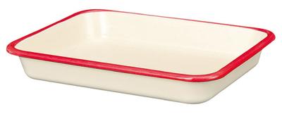 Recipiente de Esmalte Grande Novo Vermelho 18 Gaiolas BM-L/NR
