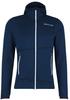 Jacket Ortovox Fleece Light Hoody M (87131) Deep Ocean