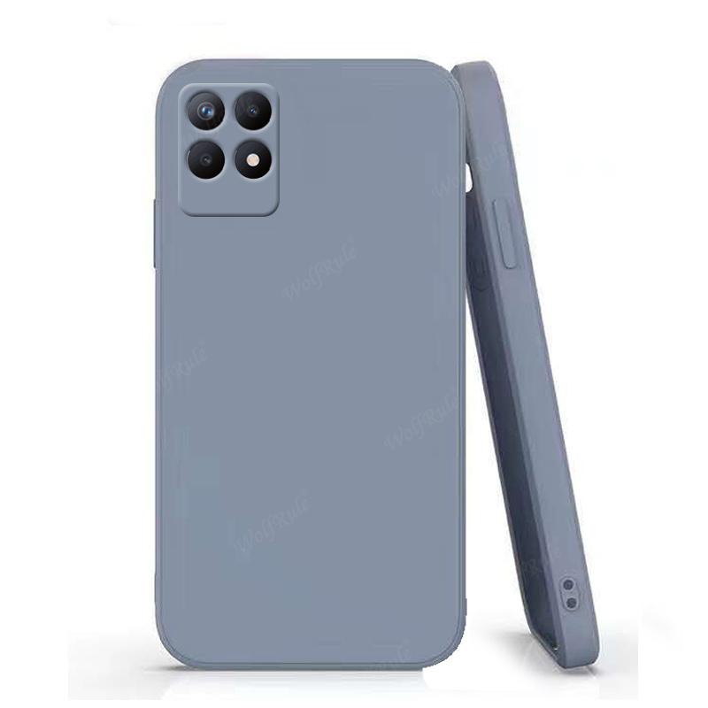 For Cover OPPO Realme 8i Case For OPPO Realme 8i Capas Shockproof Phone Back Liquid Silicone TPU Soft Cover For Realme 8i Fundas